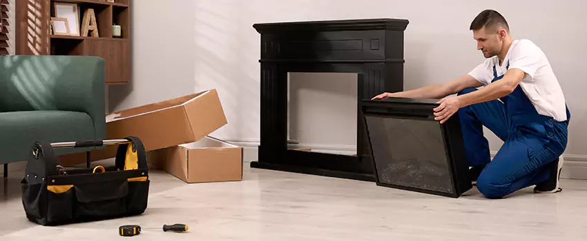 Old Rusted Metal Fireplace Repair And Replacement in Holladay, UT